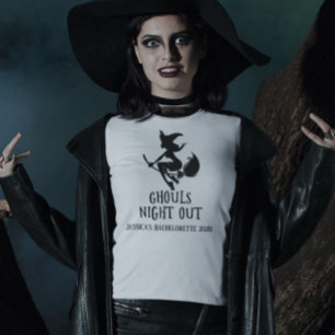 Camiseta Noite das Bruxas Halloween Despedida de Solteira
