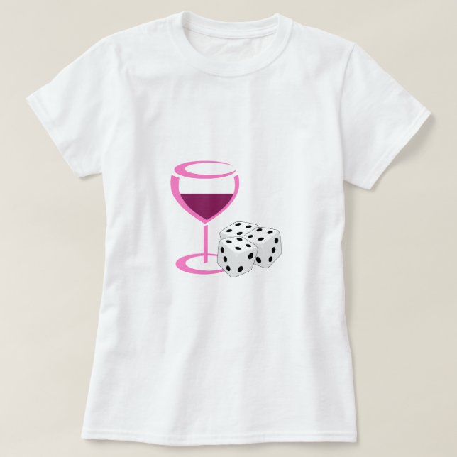 Camiseta Noite das Damas de Bunco (Frente do Design)