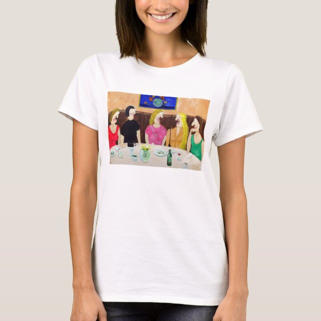 Camiseta Noite das meninas para fora (Frente)