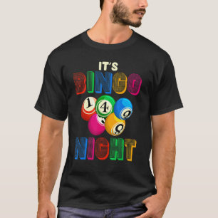 Camiseta Noite de Bingo Jogo de Loteria Bingo Jogador Bing