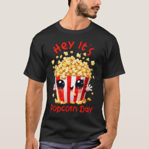 Camiseta Noite de Cinema do Amante de Lanche do Dia Naciona