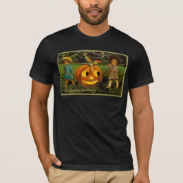 Camiseta Noite de Colheita do Jack-o-Lantern do Halloween p