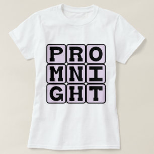 Camiseta Noite de Gala, Celebração no Ensino Médio