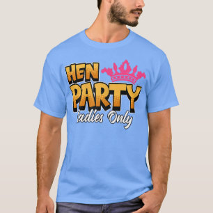 Camiseta Noite de Galinha das Mulheres Noiva da Festa da Ga