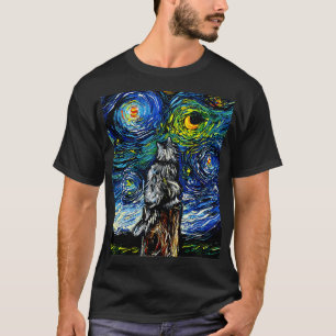 Camiseta Noite de Gato de Floresta Norueguesa