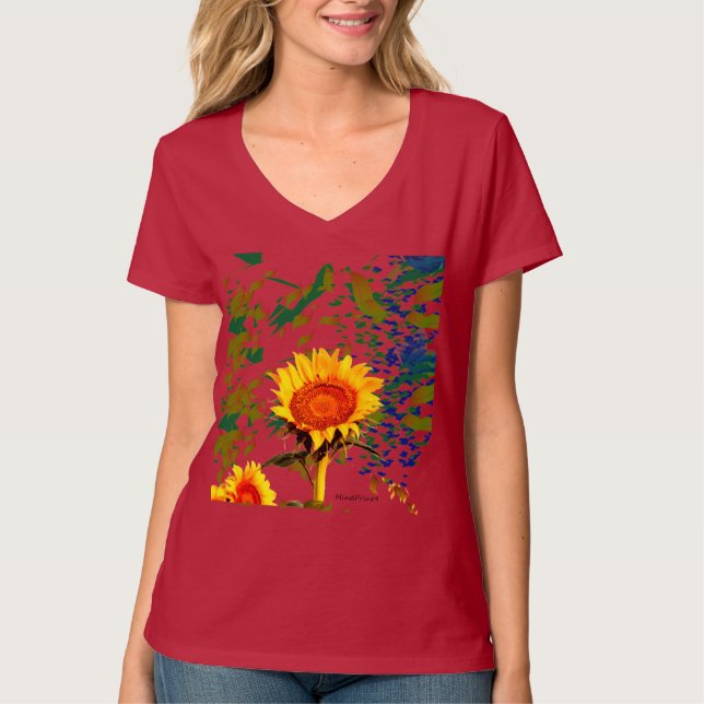 Camiseta Noite de Girassol (Frente)