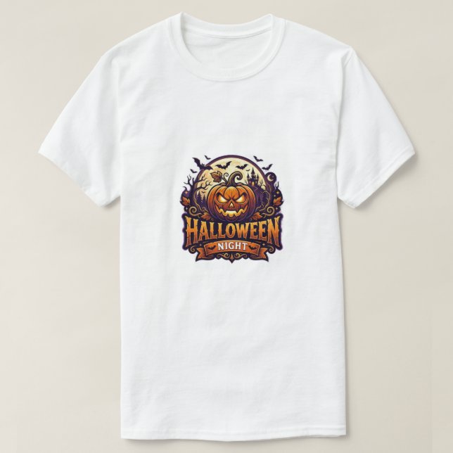 Camiseta Noite de Halloween (Frente do Design)