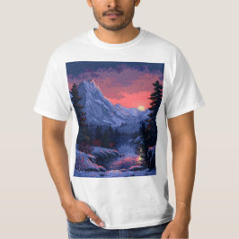 Camiseta Noite de inverno de 8 Bits
