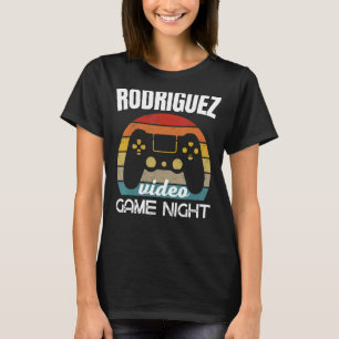 Camiseta Noite de Jogo da Família Rodriguez