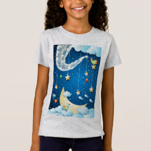 Camiseta Noite de música e lua grande