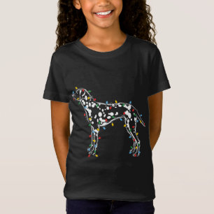 Camiseta Noite de Natal Cachorro Dalmaciano Lover Ugly Swea