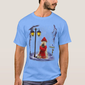 Camiseta Noite de Natal Mole Revestida de Rodas Terrier