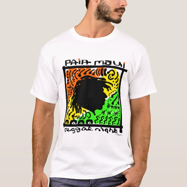 Camiseta Noite de Reggae no Café (Frente)