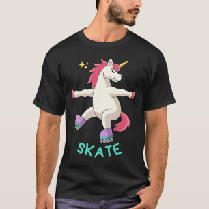 Camiseta Noite de SKATE de Skating mágico do Unicorn