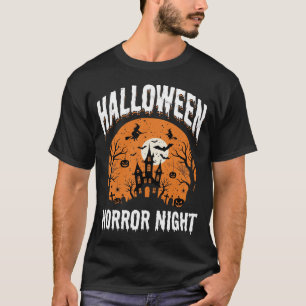 Camiseta Noite de Terror do Halloween Castelo Assombrado Vi