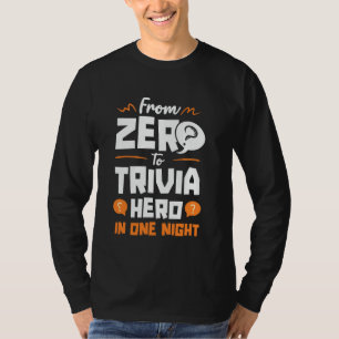 Camiseta Noite de trivia citação noite do jogo de tabuleiro