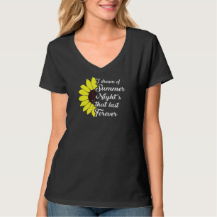 Camiseta Noite de Verão é o último voador floral