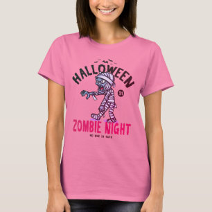 Camiseta Noite de Zombie do Halloween