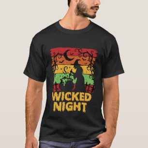 Camiseta Noite do Caldeirão de Bruxa de Halloween
