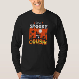 Camiseta Noite do Castelo Assombrado de Halloween Assustado