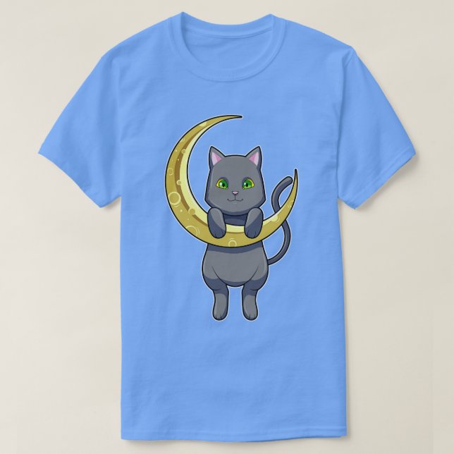 Camiseta Noite do Gato da Lua 1 (Frente do Design)