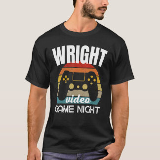 Camiseta Noite do Jogo da Família Wright