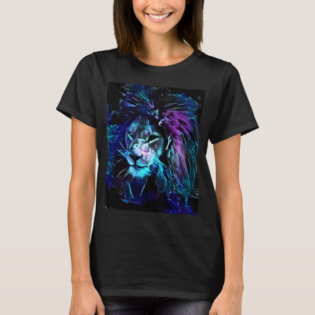 Camiseta Noite do Leão Neon (Frente)
