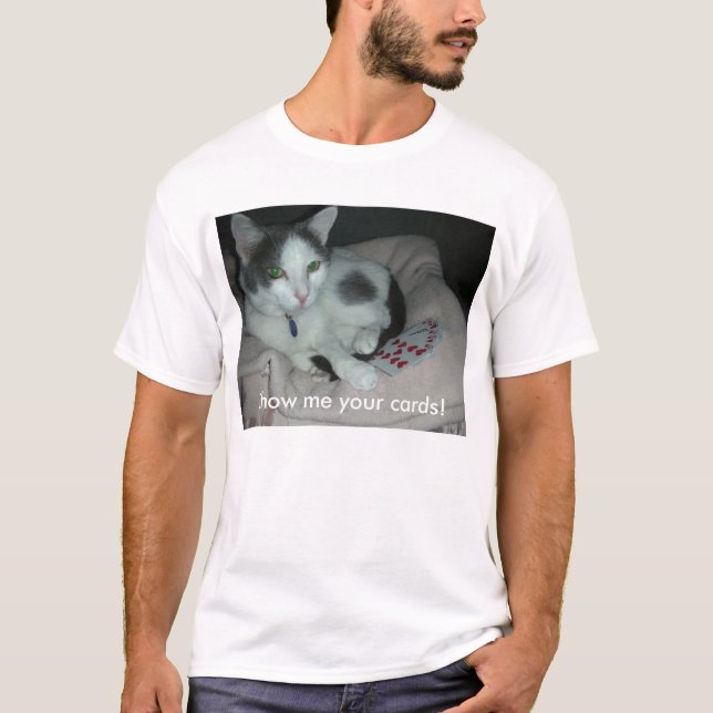 Camiseta Noite do póquer no abrigo (Frente)