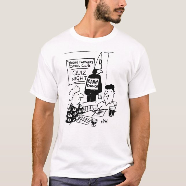 Camiseta Noite do Quiz dos Jovens Agricultores (Frente)