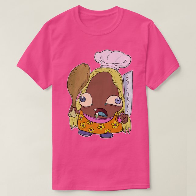 Camiseta Noite do ZomBeans vivo - Amy Bean (Frente do Design)