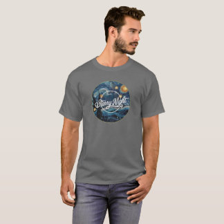 Camiseta noite estrelada