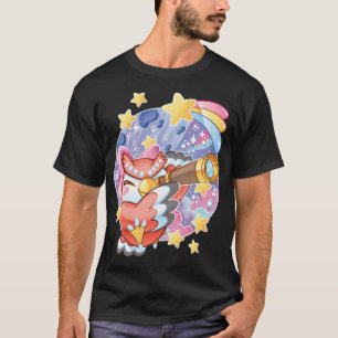 Camiseta Noite Estrelada Da Coruja Mágica