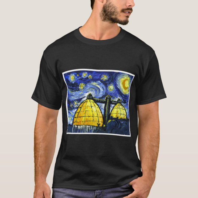 Camiseta Noite Estrelada em Dundalk (Frente)