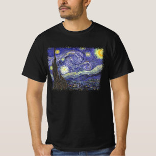 Camiseta Noite Estrelada por Vincent van Gogh