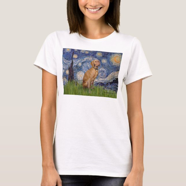 Camiseta Noite Estrelada - Viszla 2 (Frente)