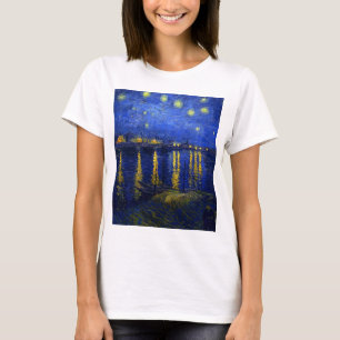 Camiseta Noite estrelado sobre o Rhone