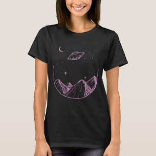Camiseta Noite no Céu das Montanhas OVNI