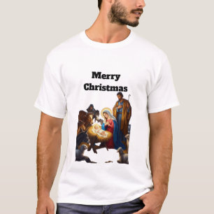 Camiseta Noite Santa de Paz O Brilho do Nascimento Noite Si