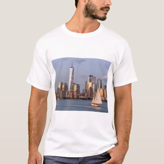 Camiseta Noite Skyline Lower Manhattan.JPEG (Frente)