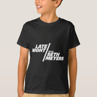 Camiseta Noite Tarde Com O Logotipo Seth Meyers Confortável