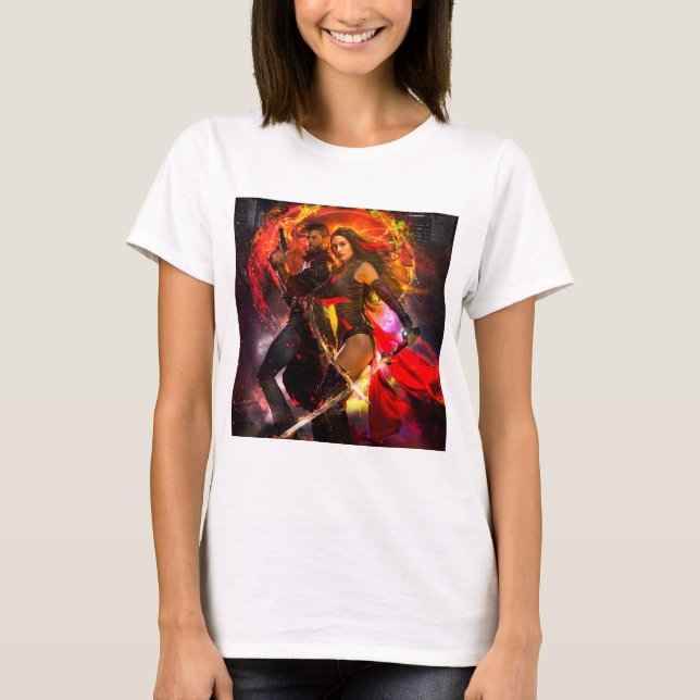 Camiseta Noite Warden T-shirt 2 - Divine Hell (Frente)