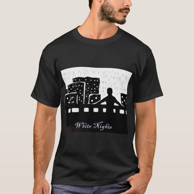 Camiseta Noites brancas (Frente)