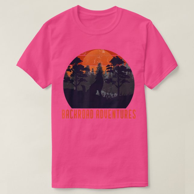Camiseta Noites de Aventuras no Exterior (Frente do Design)