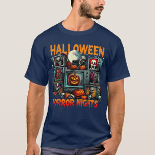 Camiseta Noites de Terror do Halloween Família de Filme Ass