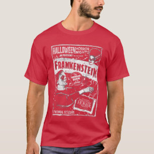 Camiseta Noites de Terror do Halloween Noiva de Frankenstei