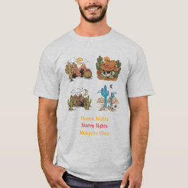 Camiseta Noites no Deserto, Visões Estreladas, Picadas de M