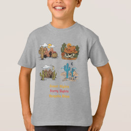 Camiseta Noites no Deserto, Vistas Estreladas, Picadas de M