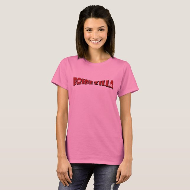 Camiseta Noiva 3Dzilla (Frente Completa)