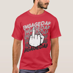 Camiseta Noiva A Ser Envolvida No Anel De Casamento AF Futu