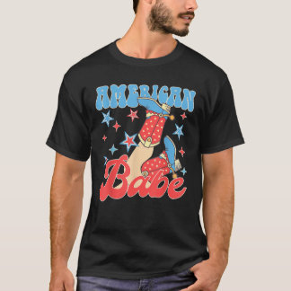 Camiseta Noiva Americana de 4 de Julho Festa de Solteira da